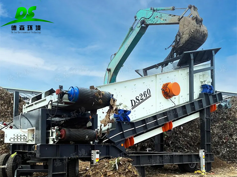 快盈VIII轮胎式移动筛分站